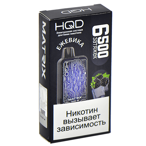 Одноразовая ЭС HQD MATRIX 6500 - Ежевика