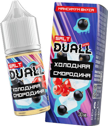 Жидкость DUALL Extra Salt - Холодная смородина 30мл (20mg)