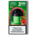 Одноразовая ЭС HQD Bang 3600 - Strawberry Kiwi (Клубника Киви)