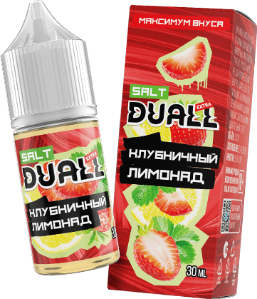 Жидкость DUALL Extra Salt - Клубничный лимонад 30мл (20mg)