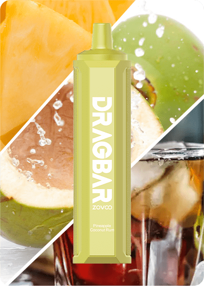 Одноразовая ЭС DRAGBAR F8000 - Pineapple Coconut Rum (Ананас Кокосовый Ром)