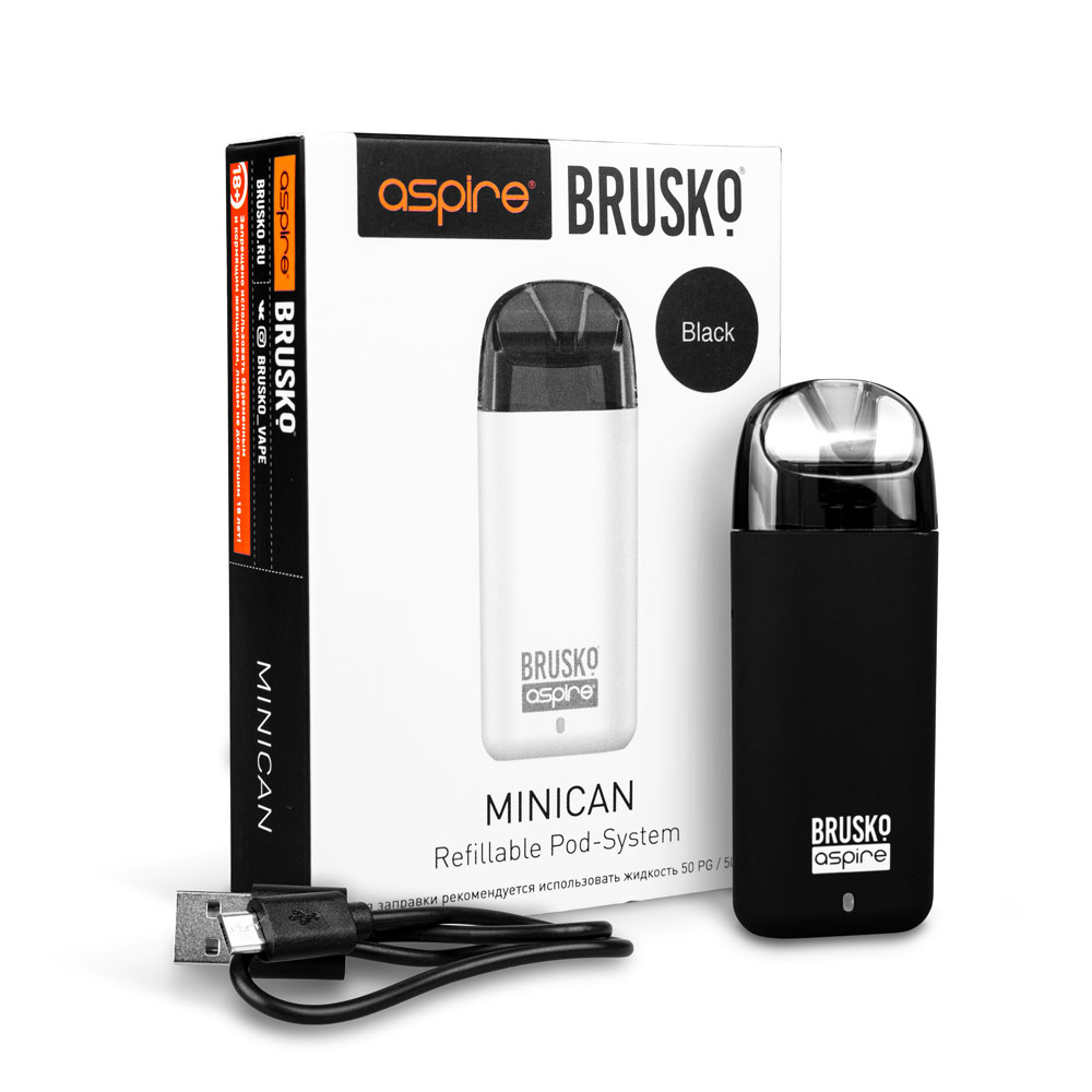 Brusko Minican Pod 350mAh (Черный)