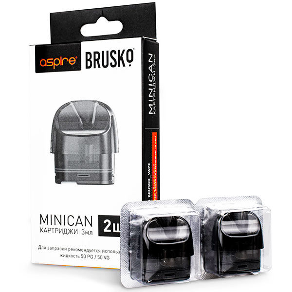 Картридж Brusko Minican (1.0 Ом 3ml) (Черный)