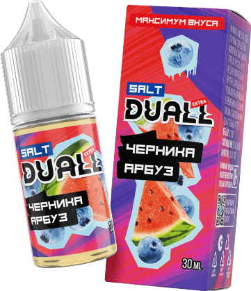 Жидкость DUALL Extra Salt - Черника арбуз 30мл (20mg)