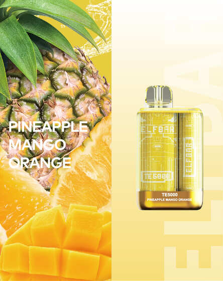 Одноразовая ЭС Elf Bar TE5000 - Pineapple Mango Orange (Ананас Манго Апельсин)