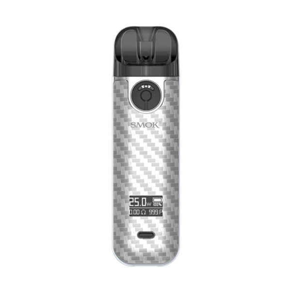 Smok Novo 4 Pod Kit 800mAh (Silver Carbon Fiber)