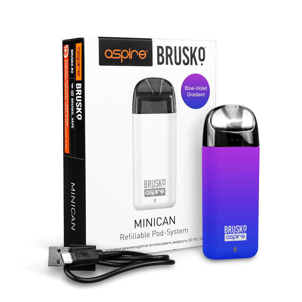 Brusko Minican Pod 350mAh (Сине-фиолетовый)