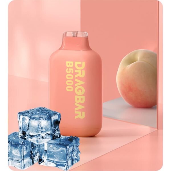 Одноразовая ЭС DRAGBAR B5000 - Peach Ice (Персик лед)