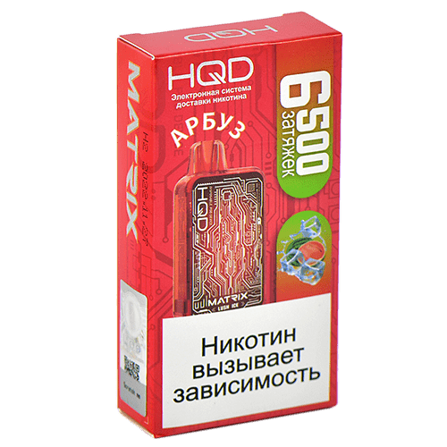 Одноразовая ЭС HQD MATRIX 6500 - Арбуз