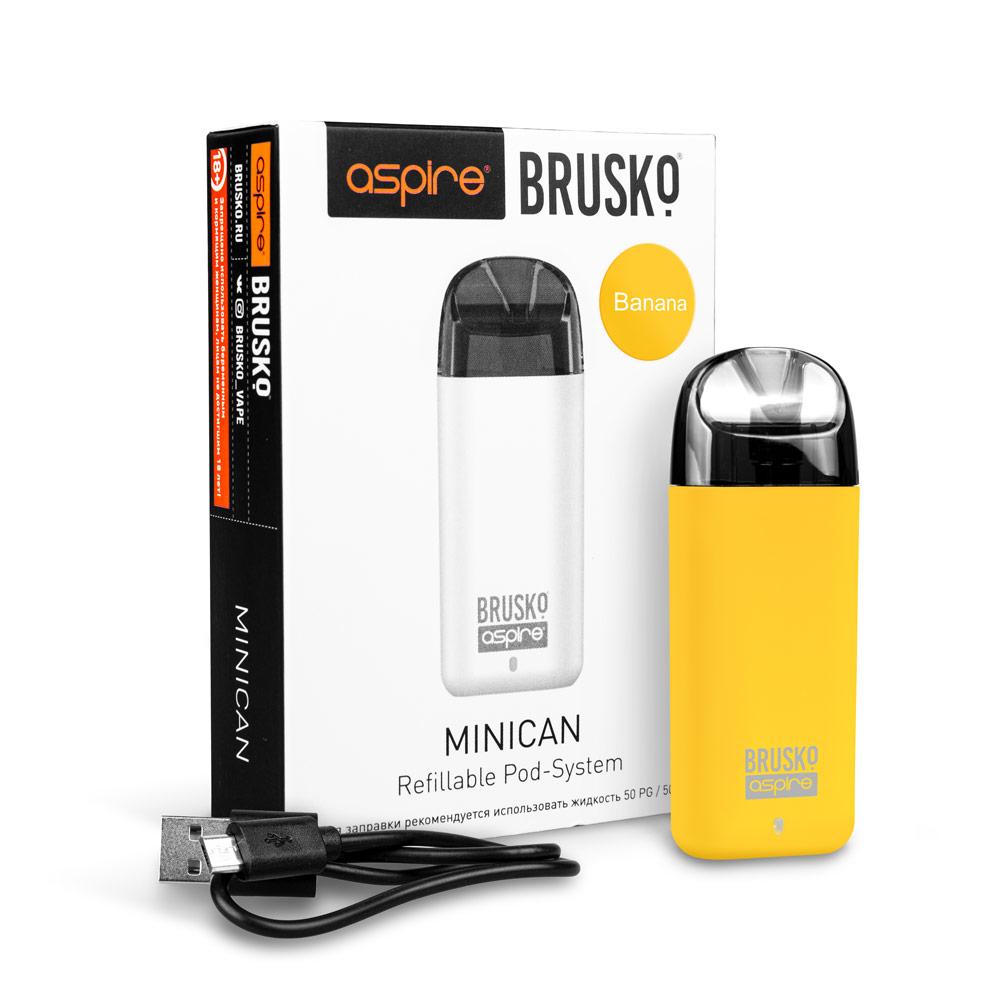 Brusko Minican Pod 350mAh (Желтый)