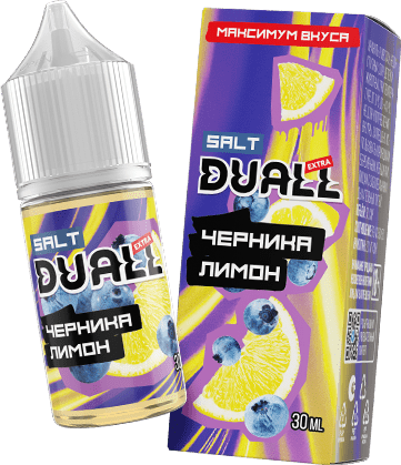 Жидкость DUALL Extra Salt - Черника лимон 30мл (20mg)