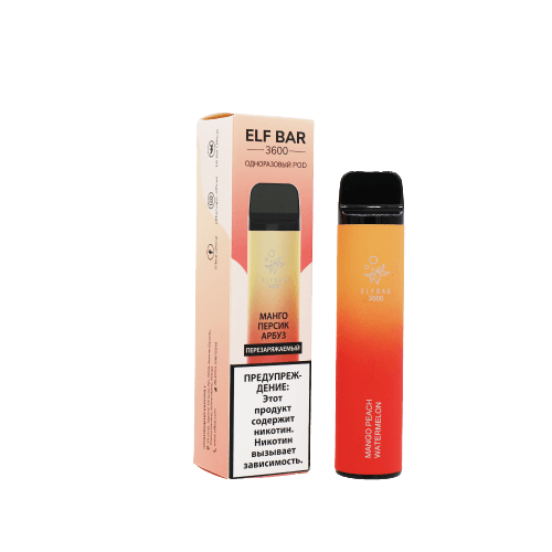 Одноразовая ЭС Elf Bar 3600 - Mango Peach Watermelon (Манго Персик Арбуз)