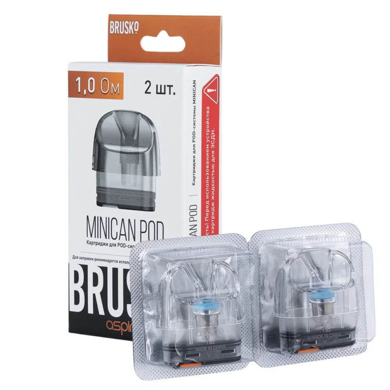 Картридж Brusko Minican (1.0 Ом 3ml) Прозрачный