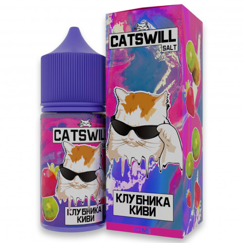 Жидкость Catswill Salt - Клубника Киви 30мл (20 Strong)