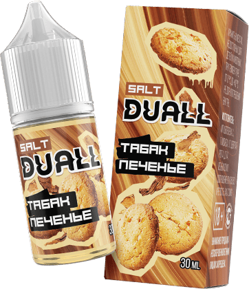 Жидкость DUALL Salt - Табак, печенье 30мл (20mg)