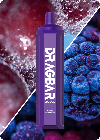 Одноразовая ЭС DRAGBAR F8000 - Grape Blackberry (Виноград и Ежевика)