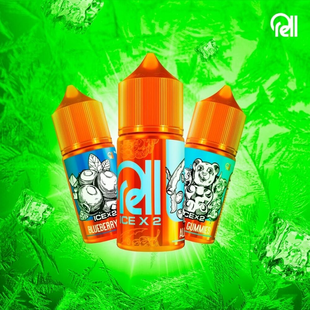 Жидкость Rell Salt ICEx2 - Blueberry Ice 30мл (20 Hard)