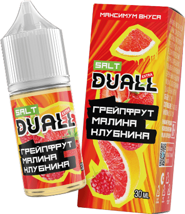 Жидкость DUALL Extra Salt - Грейпфрут малина клубника 30мл (20mg)