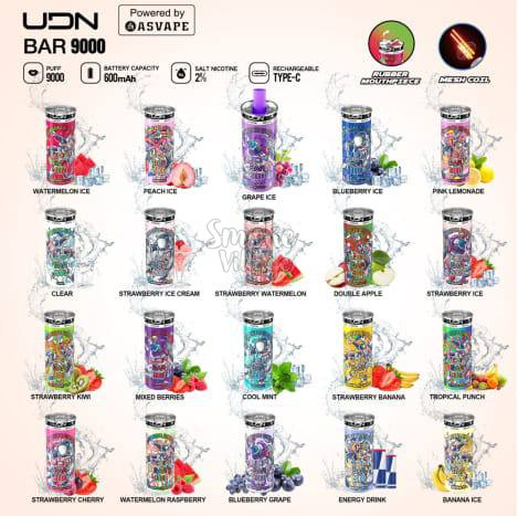 Одноразовая ЭС UDN Bar 9000 - Energy Drink (Энергетический Напиток)