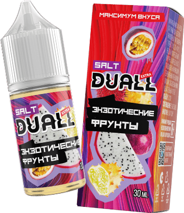 Жидкость DUALL Extra Salt - Экзотические фрукты 30мл (20mg)