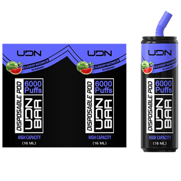 Одноразовая ЭС UDN Bar 6000 - Blueberry Watermelon (Черника арбуз)