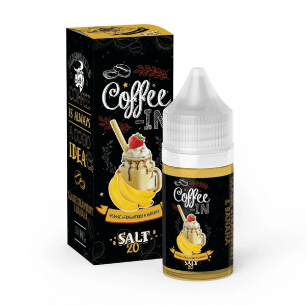 Жидкость Coffee-In Salt - Glasse Strawberry Banana 30мл (Strong)