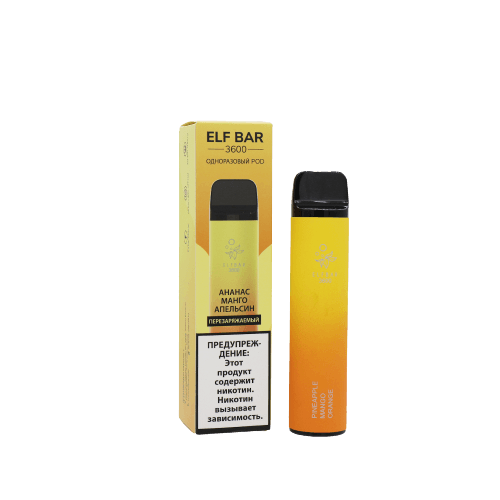 Одноразовая ЭС Elf Bar 3600 - Pineapple Mango Orange (Ананас Манго Апельсин)