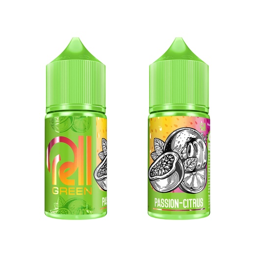 Жидкость Rell Green Salt - Passion Citrus 30мл (20 Hard)