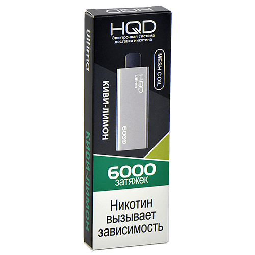 Одноразовая ЭС HQD ULTIMA 6000 - Киви лимон