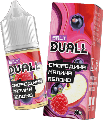 Жидкость DUALL Salt - Смородина Малина Яблоко 30мл (20mg)