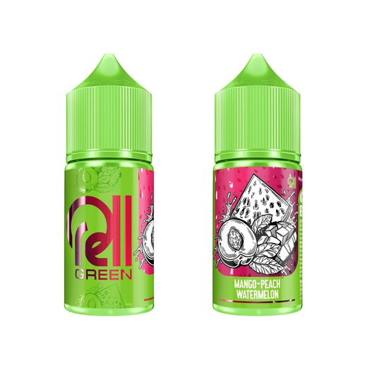 Жидкость Rell Green Salt - Mango Peach Watermelon 30мл (20 Hard)