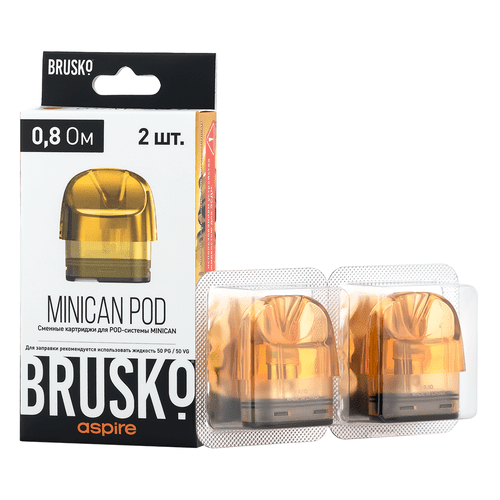 Картридж Brusko Minican (0.8 Ом 3ml) Желтый