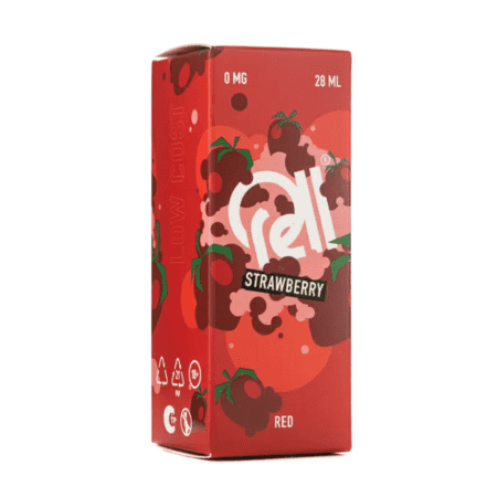 Жидкость Rell Low Cost Salt - Strawberry 28мл (0мг+бустер 18мг)