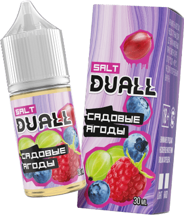 Жидкость DUALL Salt - Садовые ягоды 30мл (20mg)