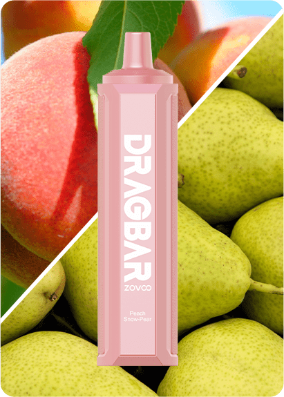 Одноразовая ЭС DRAGBAR F8000 - Peach Snow Pear (Персик ледяной грушей)