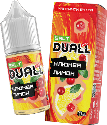 Жидкость DUALL Extra Salt - Клюква лимон 30мл (20mg)