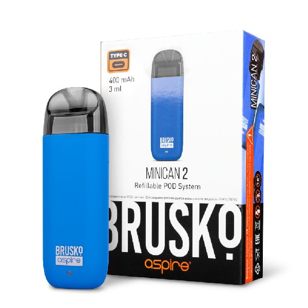 Brusko Minican 2 Pod 400mAh (Синий)