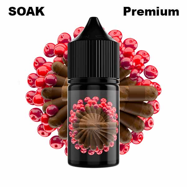 Жидкость SOAK L Salt - Cherry Cigar 30мл (20mg) (Premium)