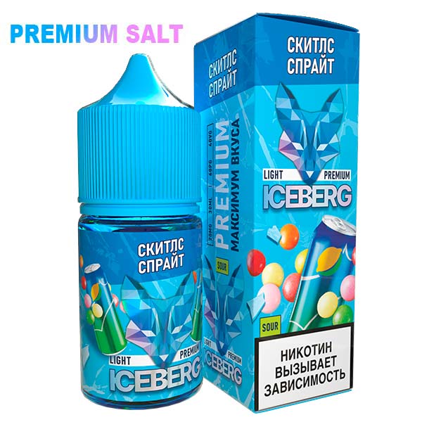 Жидкость Iceberg Ice Legend Salt - Скитлс спрайт 30мл (20mg)