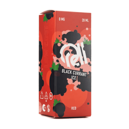 Жидкость Rell Low Cost Salt - Blackcurrant Ice 28мл (0мг+бустер 18мг)