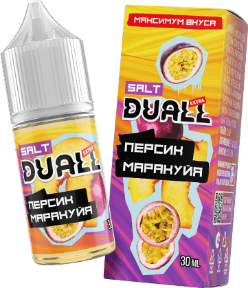 Жидкость DUALL Extra Salt - Персик Маракуйя 30мл (20mg)