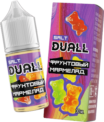 Жидкость DUALL Salt - Фруктовый мармелад 30мл (20mg)