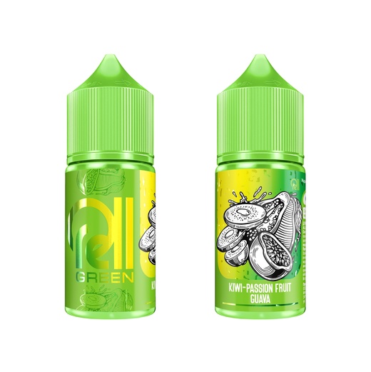 Жидкость Rell Green Salt - Kiwi Passion Fruit Guava 30мл (20 Hard)