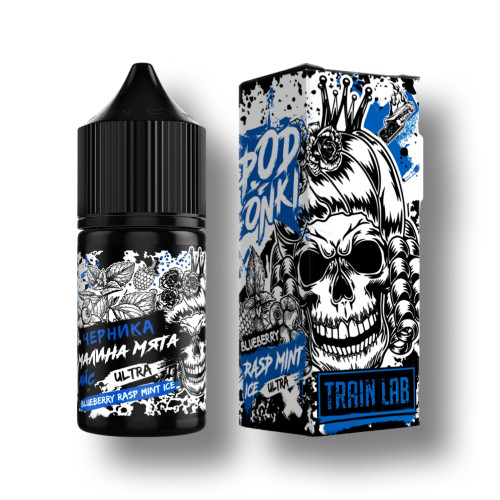 Жидкость PODONKI Ultra Salt - Blueberry Rasp Mint Ice 30мл (Salt 7+)