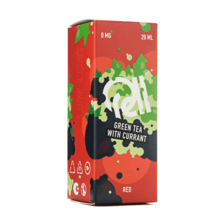 Жидкость Rell Low Cost Salt - Green Tea With Currant 28мл (0мг+бустер 18мг)