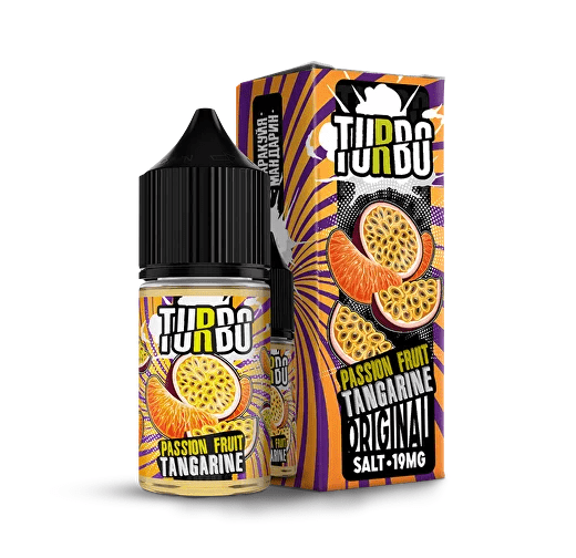 Жидкость Turbo Salt - Passion Fruit Tangerine (Маракуйя и Мандарин) 30мл (19 Hard)