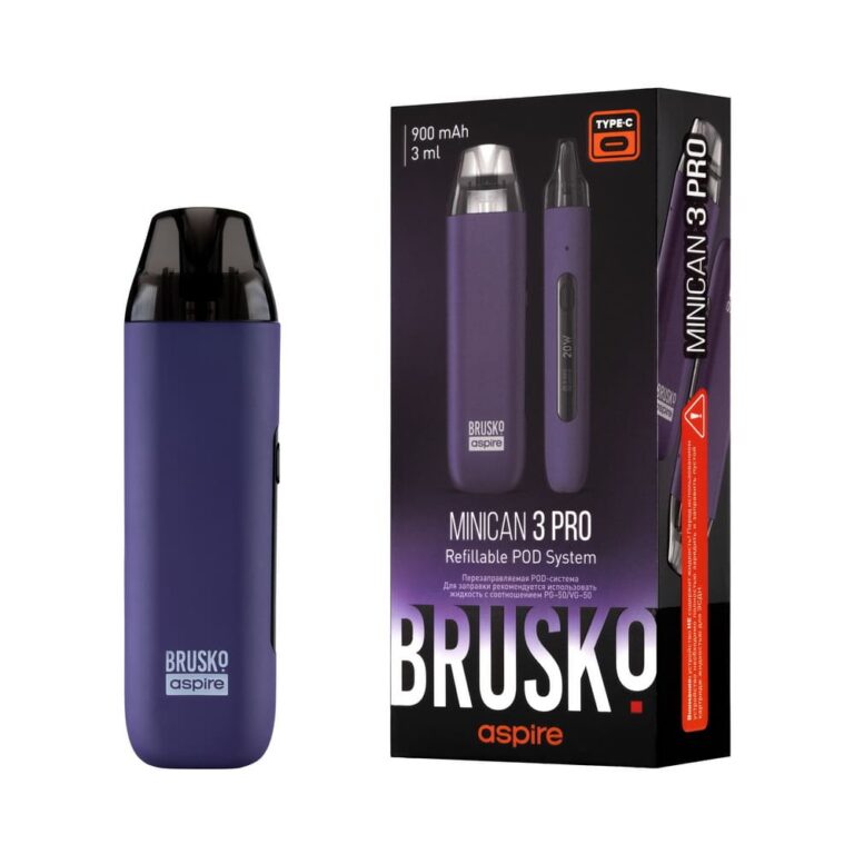 Brusko Minican 3 Pro Pod 900mAh (Фиолетовый)