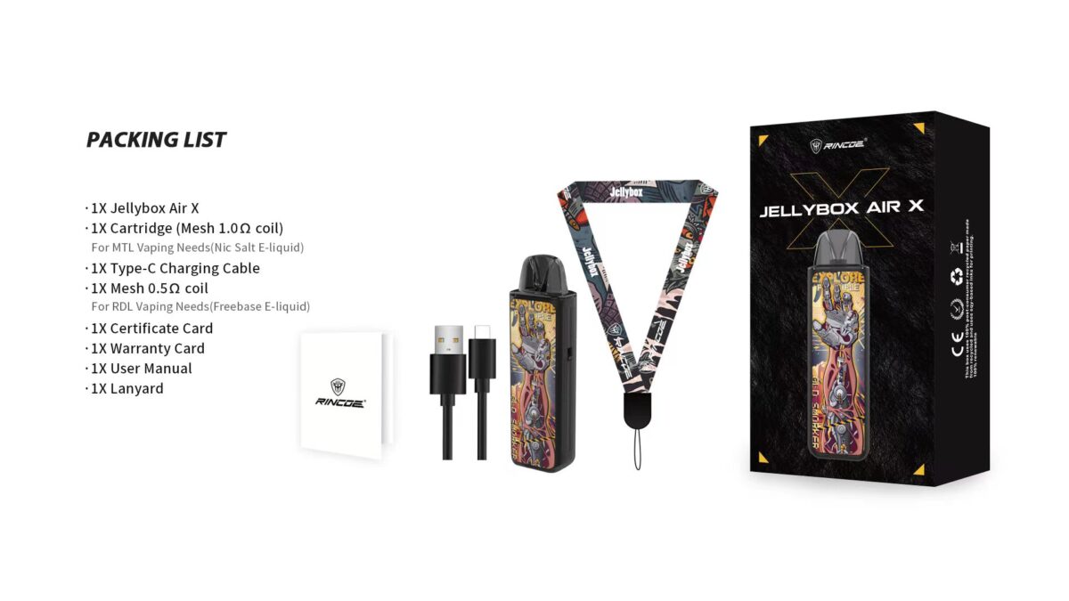 Jellybox Air X Kit 1000mAh (Carbon Black)