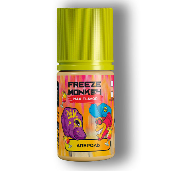 Жидкость Freeze Monkey MAX FLAVOR Salt - Апероль 30мл (20 Strong)