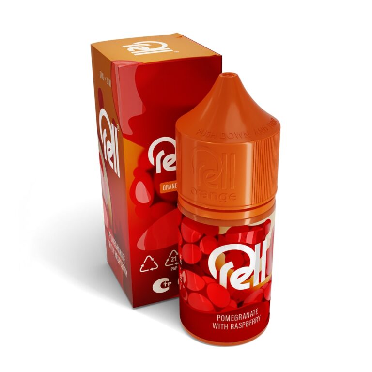 Жидкость RELL ORANGE - Pomegranate With Raspberry (0мг+бустер 18мг)